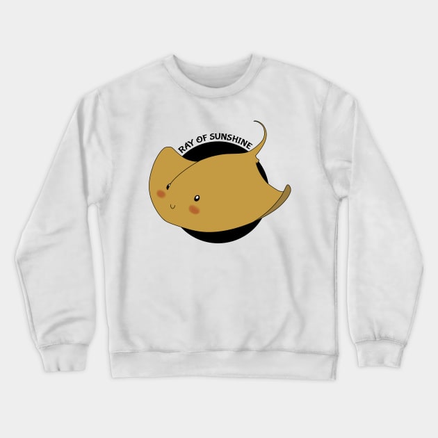 Ray of Sunshine Crewneck Sweatshirt by archvinde